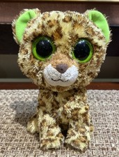 Ty Beanie Boos 6” Speckles The Leopard With Solid Eyes From 2012 Rare Read