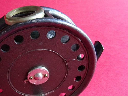 MODIFIED VINTAGE HARDY 3 3/4" LIGHT SALMON FLY REEL LEFT HAND CONVERTED SOLD A/F - Picture 2 of 14