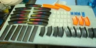 Vintage Hot Wheels Turbo Trax Turbotrax 1985 lot,  Track Sections & Joiners