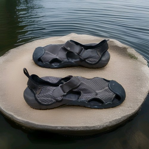 Crocs Swiftwater Brown Water Shoes Walking Sport Sandals Mens Sz12 - Picture 5 of 8