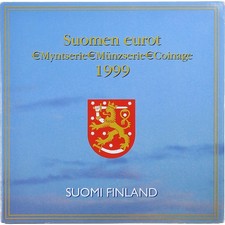 [#1287434] Finland, 1 Cent to 2 Euro, BU, 1999, Vantaa, MS