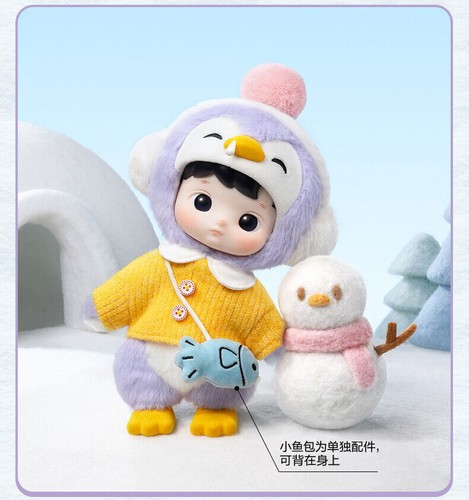 Hacipupu Pinguino 1/8 Mobile Doll Carino Bambola Giocattolo Regalo Decorazione US - Foto 11 di 15