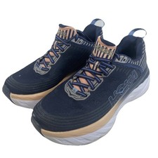 HOKA One One Bondi 6 Running Shoes Blue Peach Women's SIZE 8.5 athletic comfort