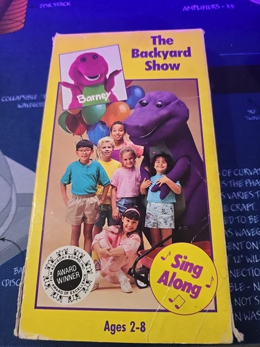 Barney (The Purple Dinosaur) - The Backyard Show - Sing Along (VHS Tape, 1992)