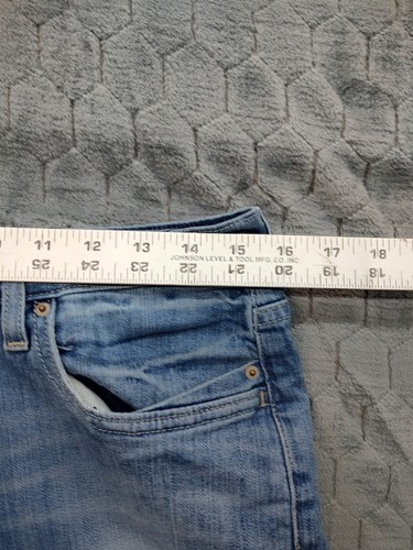 Pantalones de mezclilla capri de tiro medio Levi's Signature talla 10 elásticos con puños lindos suaves - Imagen 3 de 7