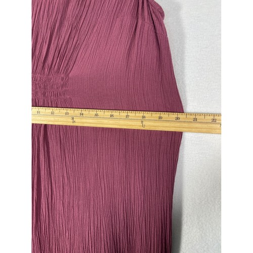 Soft Surroundings PL Petite Large Maxi Dress Sleeveless Pink Rayon Blend Women - Picture 5 of 9