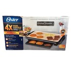 Oster Duraceramic Electric Griddle CKSTGRFM18W-ECO Sunbeam W/ Warming Tray New