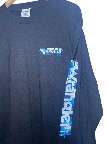 Vintage 90’s USA Wrangler Langarm T-Shirt Herren Gr. Large Y2K - Bild 3 von 8