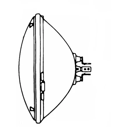 Caja de 1 faros Wagner H6024BL Wagner Lighting Brite Lite H6024 Bl Foto 2 de 4