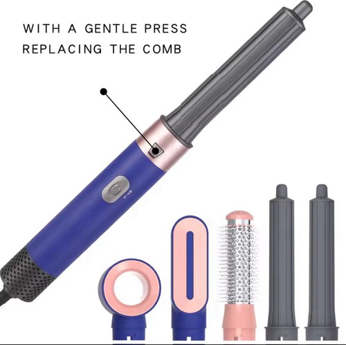 Lockenstab für Haare 5 in 1 Lockenstab Set schnelles Erhitzen mit Lockenwicklern Haare - Bild 4 von 6