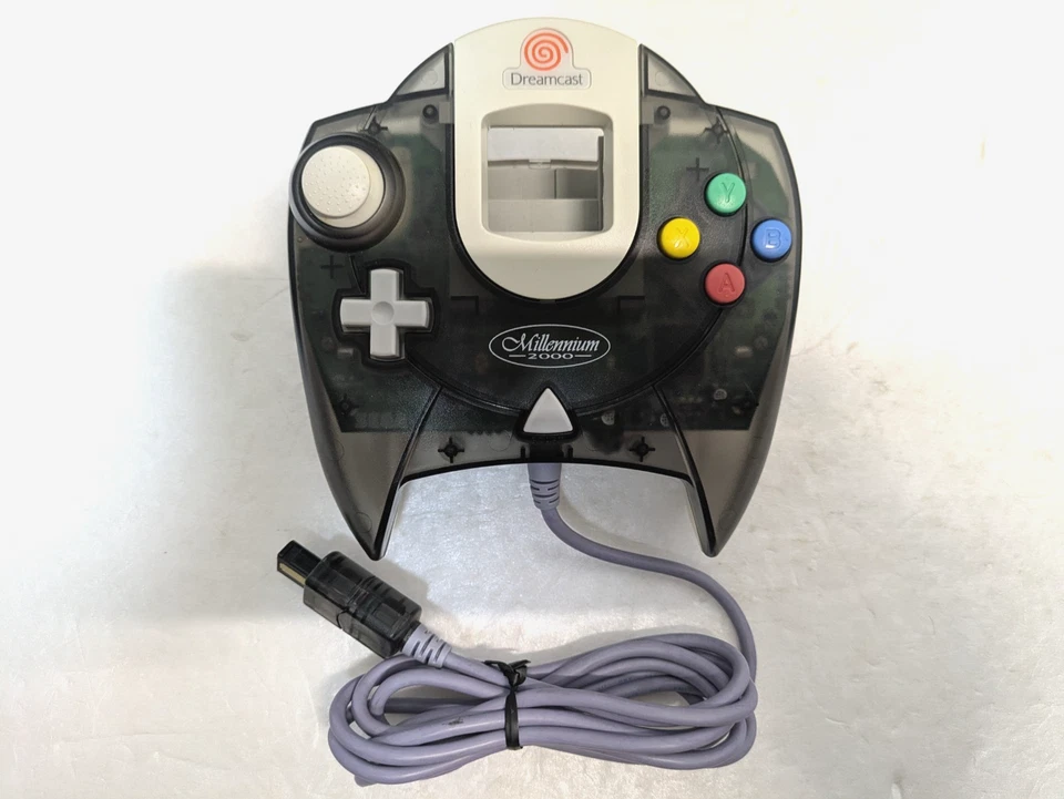 Controlador Dreamcast Smoke Black Millennium 2000 memoria visual SEGA DC Japón Foto 4 de 4