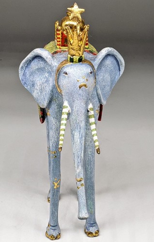 Patience Brewster Nativity Figure Myrtle the Elephant by MacKenzie-Childs. - Picture 2 of 7