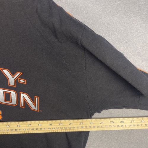 VTG Harley Davidson T Shirt Mens Large Black Twin Cities Minnesota Y2K USA Made - Picture 9 of 9