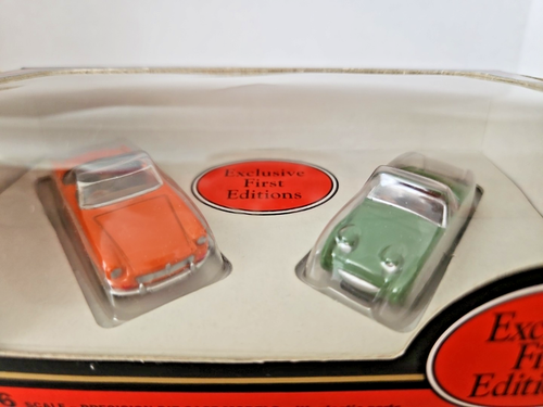 Gilbow EFE 11703 MGB Roadster & 11503 Austin Healey Sprite 1:76 Orange & Green - Picture 2 of 7