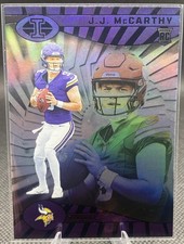 J.J. McCarthy 2024 Panini Illusions Football RC #100 Minnesota Vikings