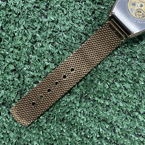 Adee Kaye Mens Black Dial Gold Tone Steel Bracelet Watch AK6473-RGBK - Picture 12 of 14