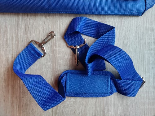 Ballistische Nylon-Tasche (15-13/16 Zoll 6-1/2 Zoll x 12 Zoll) & Regenschirm-Set, blau - Bild 8 von 13