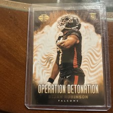 2023 Panini Illusions - Operation Detonation Bijan Robinson #17 (RC)