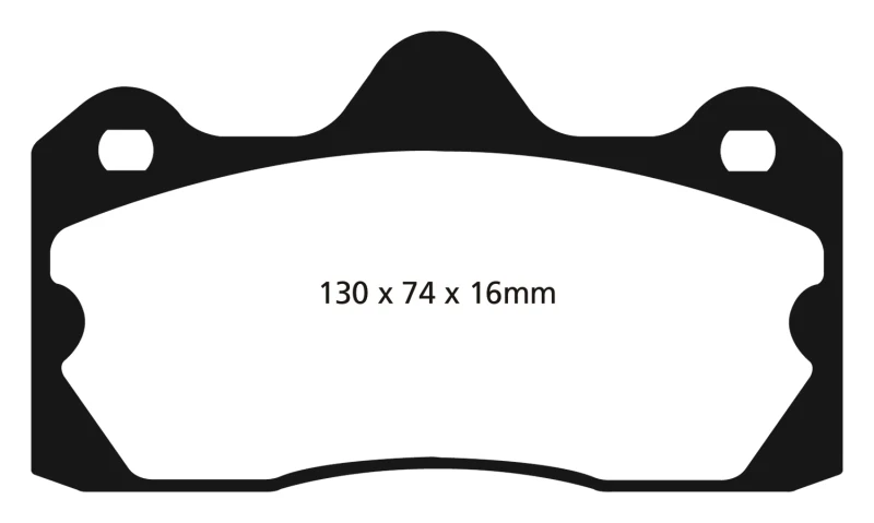 Pastillas de freno Ebc Brakes Dp3060c Redstuff cerámica bajo polvo para 10 16 Évora Foto 4 de 4