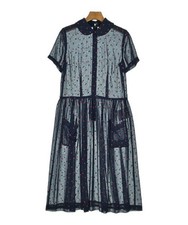 COMME des GARCONS GIRL Dresses NavyxRed Heart Pattern XS 2200550067135