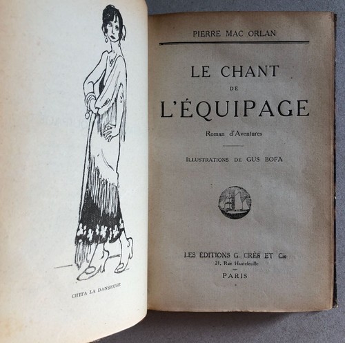 Pierre Mac Orlan — Le Chant de l'équipage — ill. de Gus Bofa — G. Crès — 1918. - Picture 5 of 9