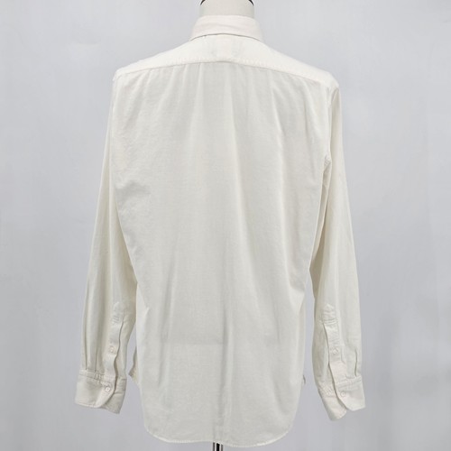 Quiet Luxury Spier & Mackay Corduroy Button Down Shirt Men’s 16.5 White Business - Bild 5 von 15