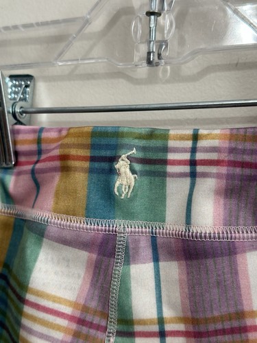 Polo Ralph Lauren Big Girls Madras-Print Crop Leggings Size 6X/6 (Spot) - Picture 12 of 12
