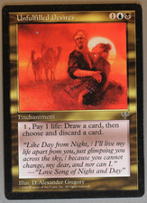 Unfulfilled Desires - MTG - Mirage - Magic: The Gathering