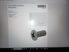 Chicago Faucet Screw 420-010JKRCF. 10 per pack.