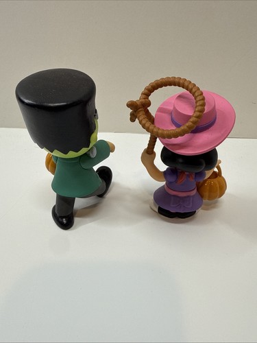 Peanuts Halloween Figures Charlie Brown Lucy Set of 2 Plastic - Picture 2 of 3