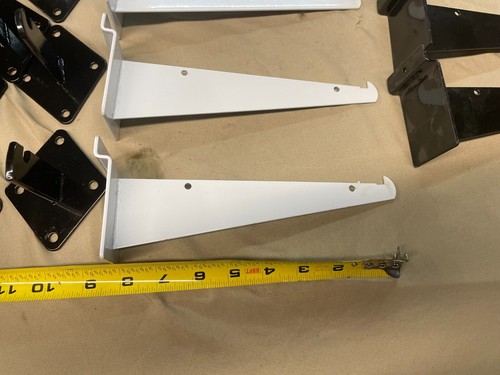 37 Shelf Gridwall Mesh Display Panels Chrome Accessories Hooks Basket Retail - Picture 10 of 11