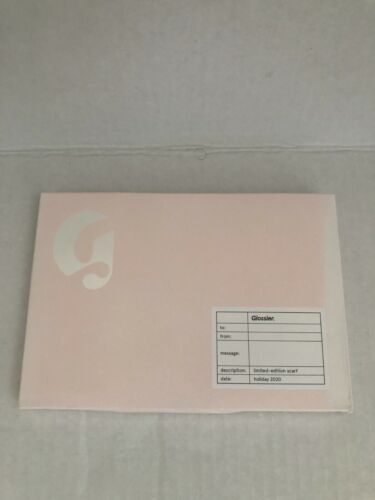 Neu GLOSSIER 2020 Urlaub seidiger Schal, limitierte Auflage (schneller kostenloser Versand) NEU - Bild 2 von 3