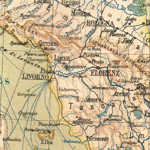 ITALY 1887 dated Vintage Kingdom of Italy Regno d'Italia Sicily Original Map - Picture 4 of 9