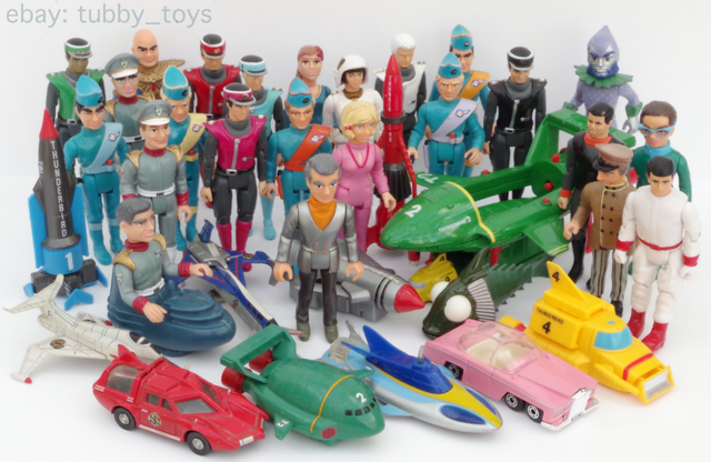 THUNDERBIRDS STINGRAY & CAPTAIN SCARLET TOY MODELS MATCHBOX VIVID IMAGINATIONS THUNDERBIRDS STINGRAY & CAPTAIN SCARLET TOY MODELS MATCHBOX VIVID IMAGINATIONS