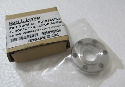 Kurt Lesker 1.33'' Conflat Fixed Flange, 0.50'' BORE, UHV - F0133X050N