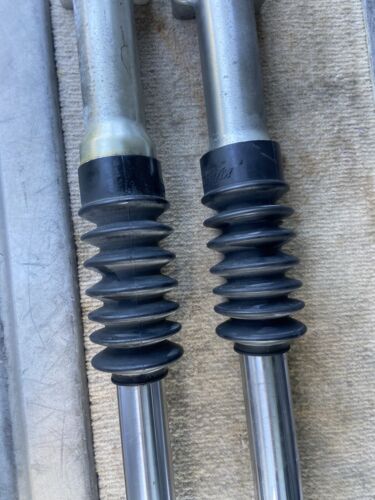 1995-2006 Harley Sportster 1200 XL1200 39mm SHOWA Front Forks Suspension - Foto 3 di 7