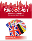 66ft Long 56 x 9" x 6" Flags Eurovision Fabric Party Bunting