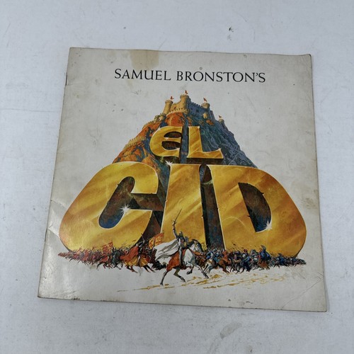 Samuel Bronston's El Cid - Promo FYC 1961 Película Look Book - Charlton Heston RARO - Imagen 1 de 3