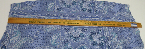 Sz 12 Emma James Y2K BLUE PAISLEY Modest Faux Wrap Midi/Maxi Skirt Poly Lined - Picture 12 of 16