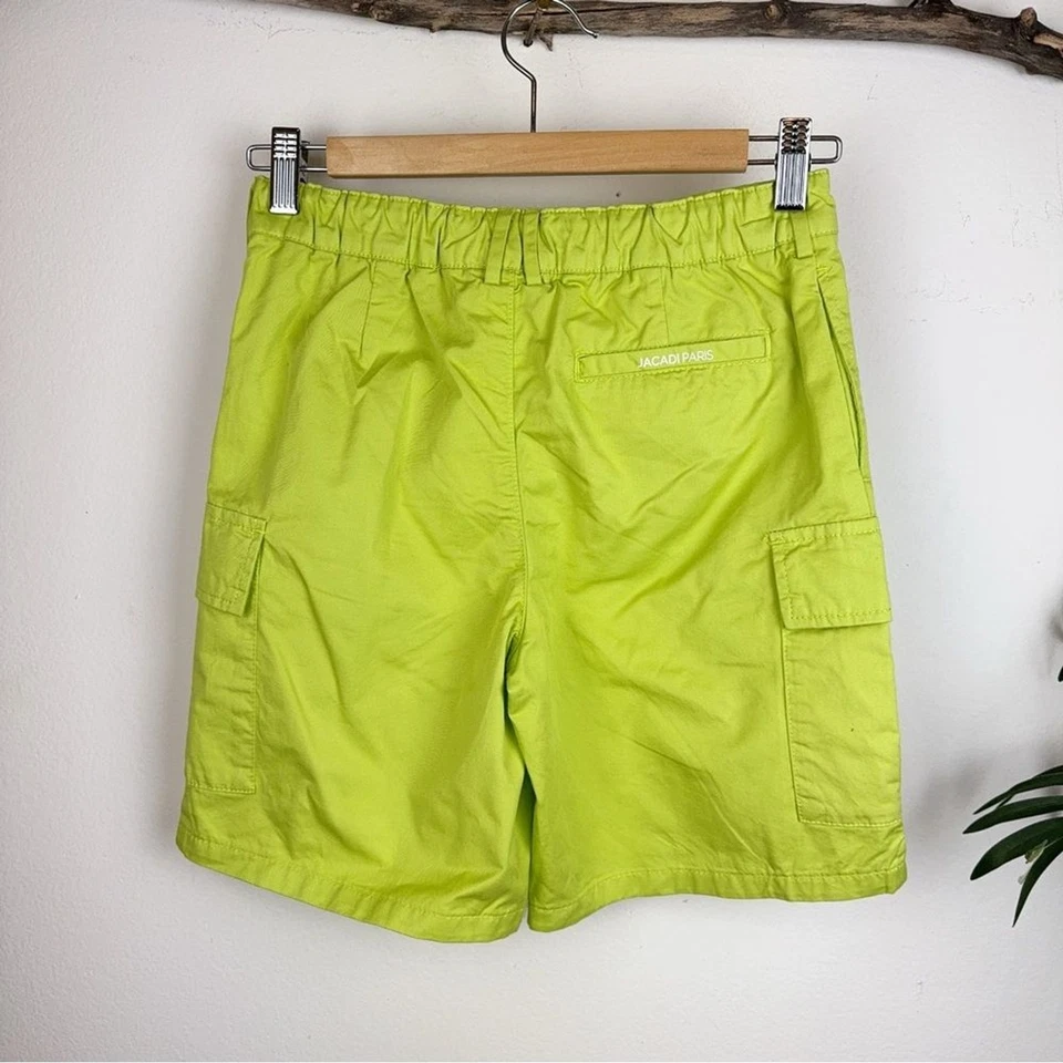 Jacadi 🩳 Green Cotton Boys Cargo Shorts NWT Kids Shorts Size 12A / 12Y — 第 2/4 张图片