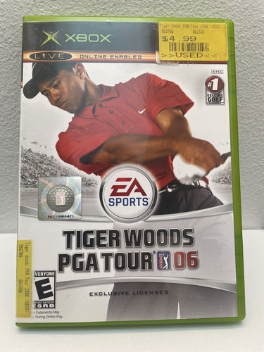 Tiger Woods PGA Tour 06 (Microsoft Xbox, 2005) CIB completo en caja - Imagen 1 de 6