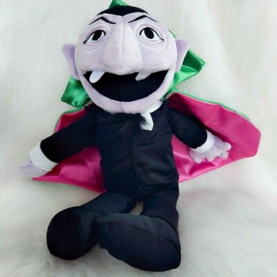 TV & Movie Character Toys Toys & Hobbies Sesame Street The Count Plush Toy THE COUNT Vampire