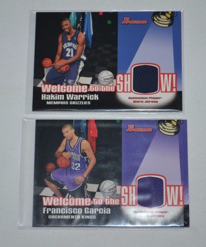 05-06 BOWMAN DRAFT PICKS & PROSPECTS BASKET FRANCISCO GARCIA & HAKIM WARRICK - Foto 1 di 2