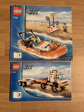lego City 7726 Coast Guard Truck with Speed Boat nur Bauanleitungen
