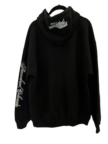 Hoodie Steamboat Colorado Gildan schwarz schweres Sweatshirt Herren Pullover Gr. L - Bild 3 von 7
