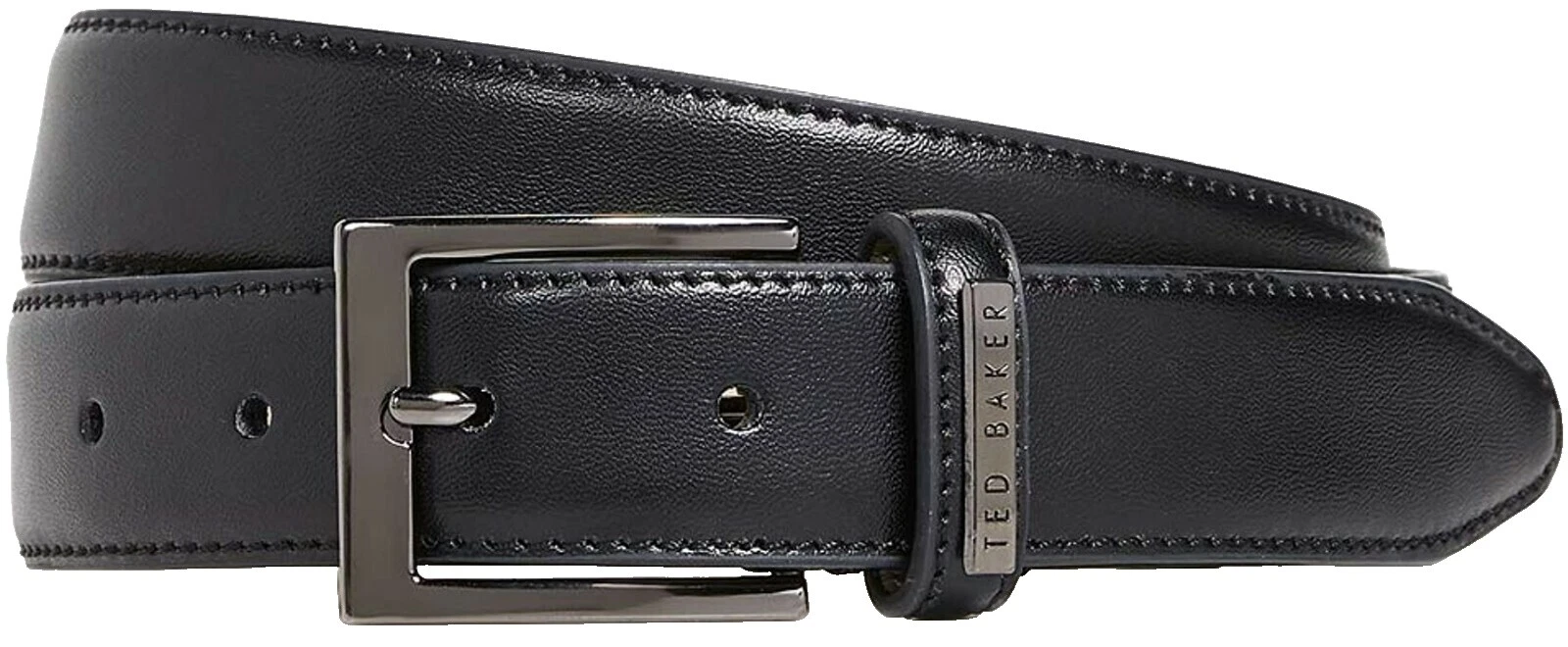 Cinturón Negro de cuero Ted Baker para hombres