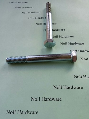 Tornillo de tapa hexagonal 3/8-16 x 3-1/4" grado 5 acero galvanizado lote de 20 3/8 x 3-1/4 - Imagen 2 de 2