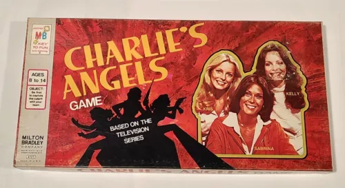 Vintage 1978 Charlie's Angels Board Game  Milton Bradley Never Used 