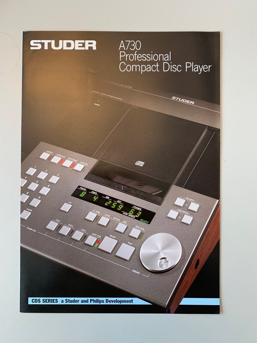 STUDER A730 、D730 CD player スチューダー CDプレーヤー 専用