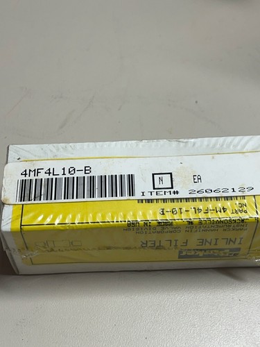 Parker 4MF4L10-B, F4 Series Filter Valve, 1/4" Male NPT, Inline Configuration - Picture 4 of 4